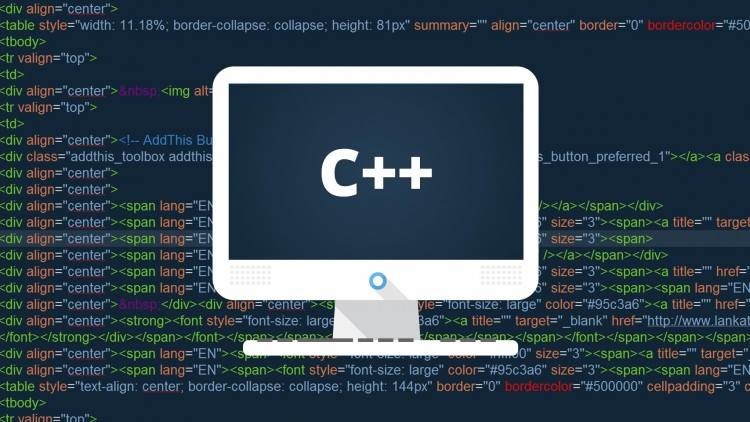 Sản phẩm của ngôn ngữ lập trình C++