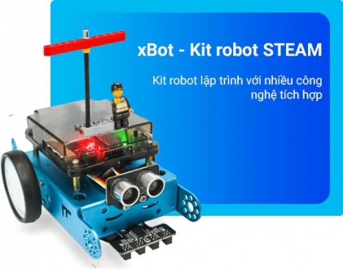 Sản phẩm xBot hỗ trợ dạy học STEM