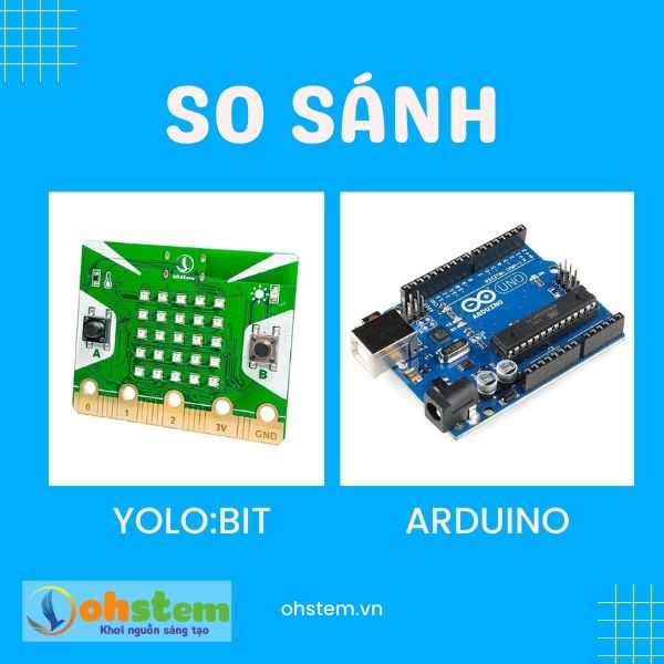 So sánh Yolo:Bit và Arduino